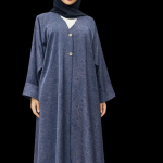 Open Printed Abaya 1001175