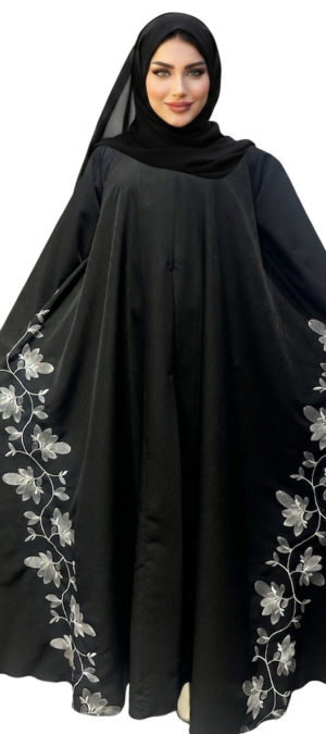 UMBRELLA EMBROIDERY ABAYA 1001246